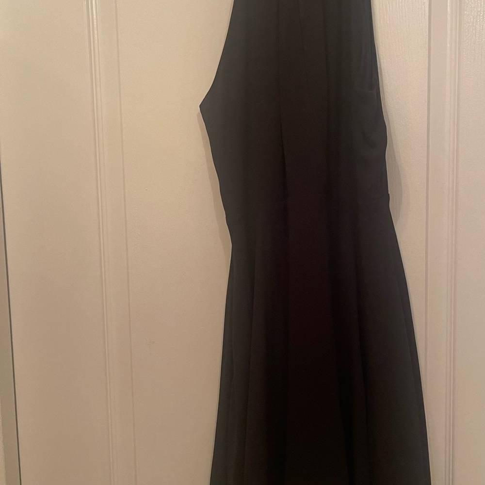 Express Black Mini Skater Dress